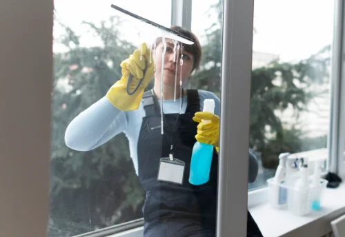 Nettoyage de vitres intérieures et extérieures à Foussais-Payré